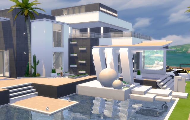 Sims 4 Ideal Ultramodern Mansion at pqSims4