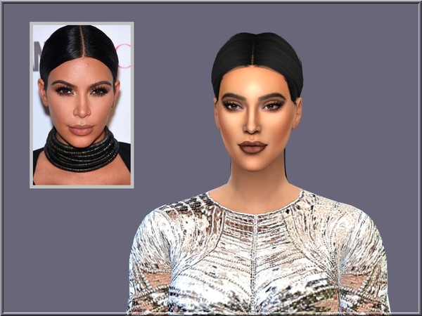 Sims 4 Kim Kardashian by Like A Circus at TSR
