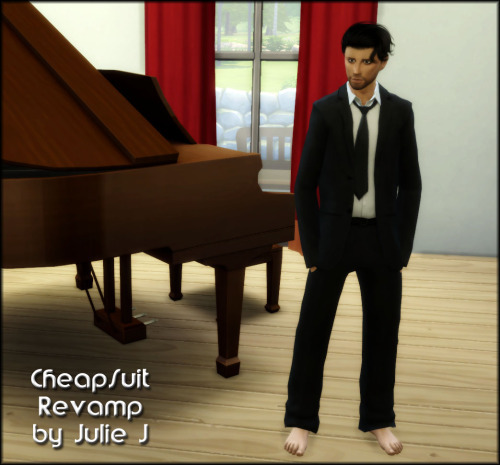 Sims 4 Male Cheap Suit Revamped at Julietoon – Julie J