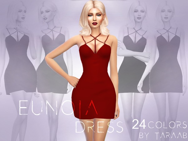 Sims 4 Eunoia Dress by taraab at TSR