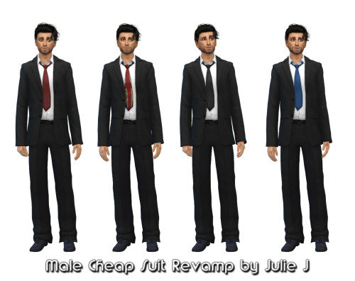 Sims 4 Male Cheap Suit Revamped at Julietoon – Julie J
