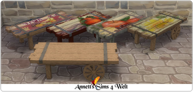 Sims 4 Garden Furniture Set TS3 to TS4 Conversion at Annett’s Sims 4 Welt