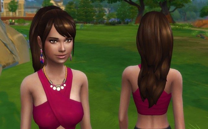 Sims 4 Confident Ponytail at My Stuff