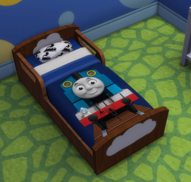 Sims 4 Thomas and Friends Toddler Beds by Hagfisher at SimsWorkshop