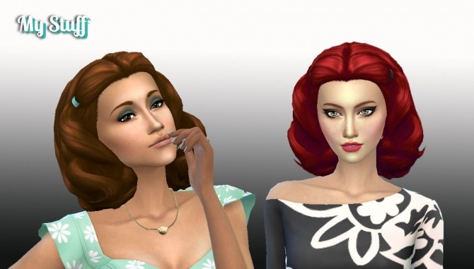 Sims 4 Lovely Curls Version 2 at My Stuff