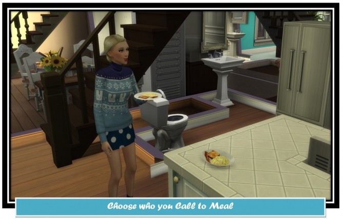 Sims 4 Choose who you Call to Meal by LittleMsSam