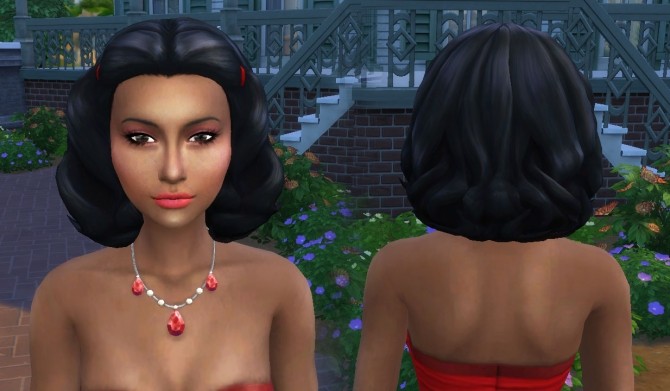 Sims 4 Lovely Curls Version 2 at My Stuff
