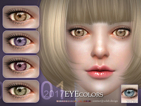 Sims 4 Eyecolor 201701 by S Club LL at TSR