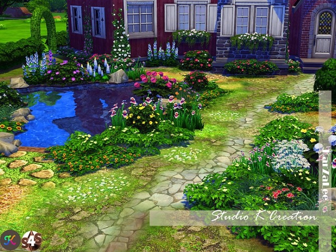 Sims 4 Mega garden terrain set 2 at Studio K Creation