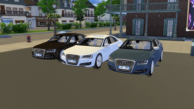 Sims 4 Audi A8 at LorySims