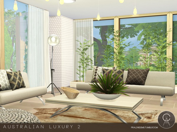 Sims 4 Australian Luxury 2 house by Pralinesims at TSR