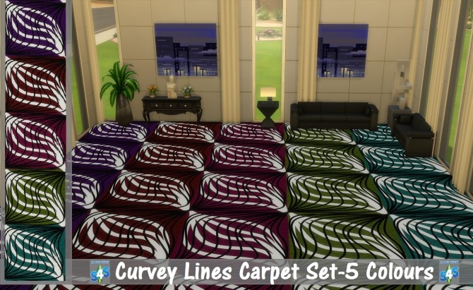 Sims 4 MEGA Carpet SET 20 Designs by wendy35pearly at Mod The Sims