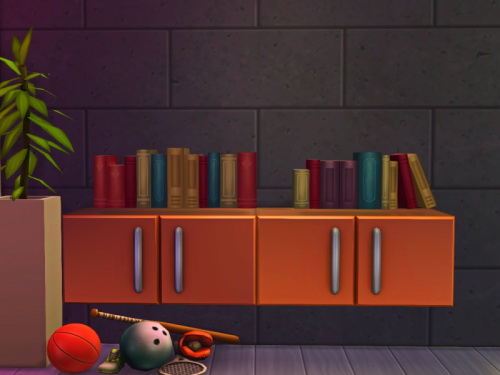 Sims 4 Separated Books at ChiLLis Sims