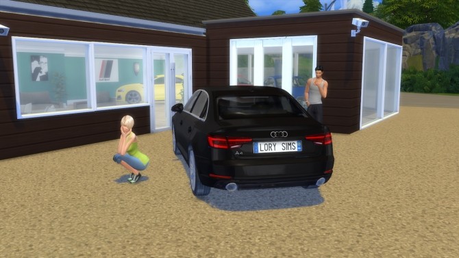 Sims 4 Audi A4 at LorySims