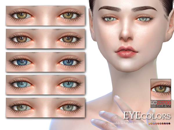 Sims 4 Eyecolors 201706 by S Club WM at TSR