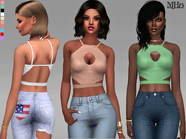 Sims 4 Shapes Top by Margeh 75 at TSR
