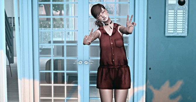Sims 4 Asian cute posepack at Simsnema