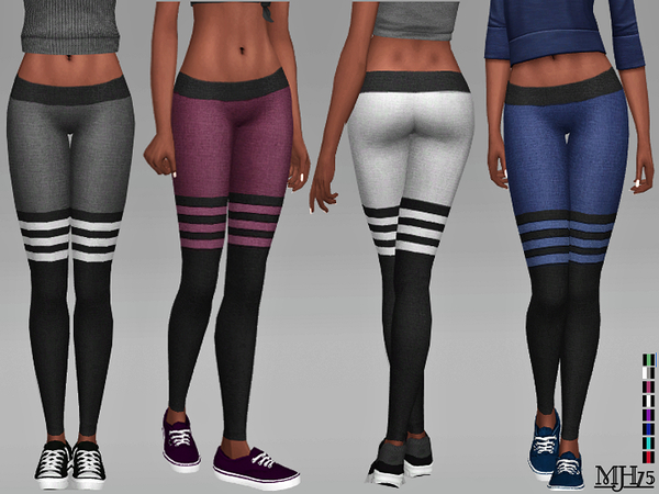 Sims 4 Active Wear Yoga Pants by Margeh 75 at TSR