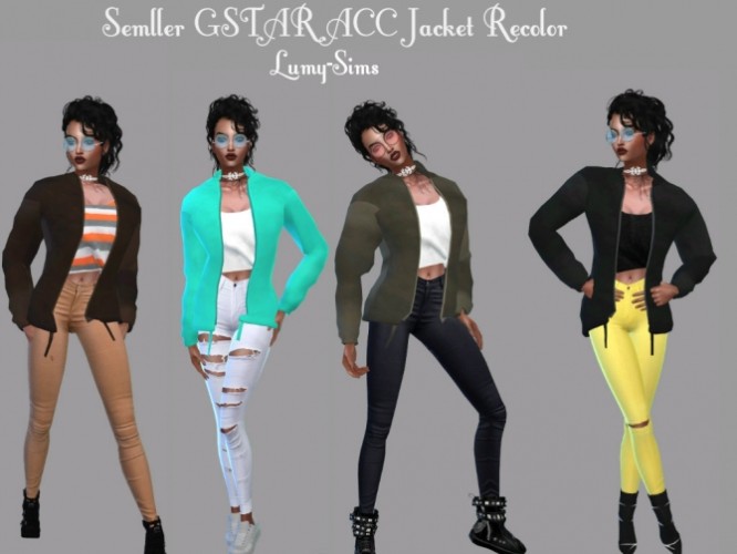 Lumy-Sims Semller jacket at Teenageeaglerunner » Sims 4 Updates