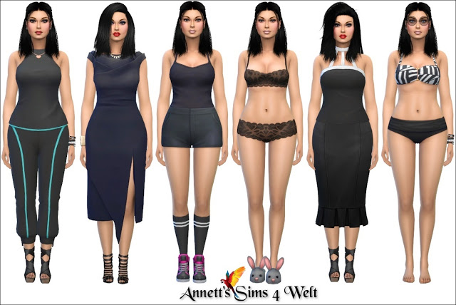 Sims 4 Model April at Annett’s Sims 4 Welt