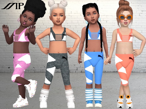 Sims 4 MP Toddler Sport Outfit by MartyP at TSR