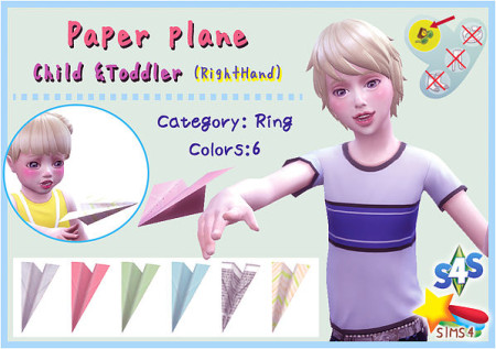 Paper Plane Child & Toddler (left hand) at A-luckyday