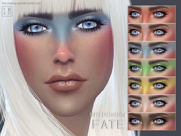 Sims 4 Fate Party Eyeshadow by Screaming Mustard at TSR