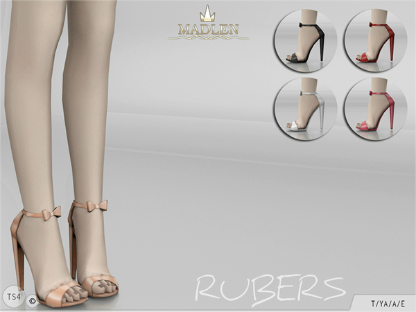 Sims 4 Madlen Rubers Shoes by MJ95 at TSR