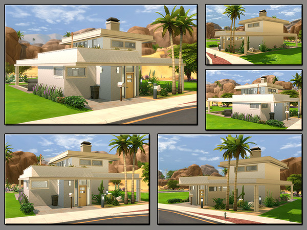 Sims 4 MB Sandstorm house by matomibotaki at TSR