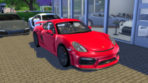 Sims 4 Porsche Cayman GT4 at OceanRAZR