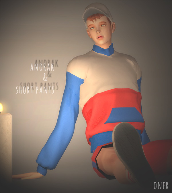 Sims 4 Anorak & pants set at Loner