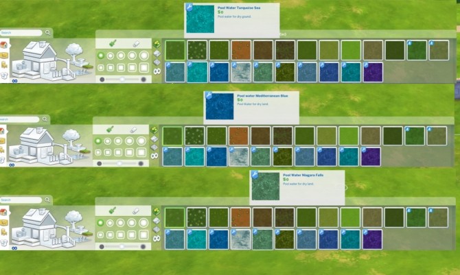 Sims 4 Water Unbound III More Colors by Snowhaze at Mod The Sims