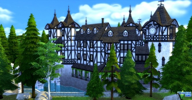 Sims 4 A Touch of Magic castle by audrcami at L’UniverSims