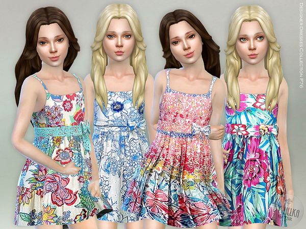 Sims 4 Designer Dresses Collection P76 by lillka at TSR