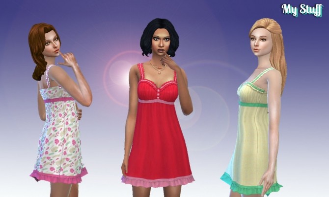 Sims 4 Sun Dress Conversion at My Stuff