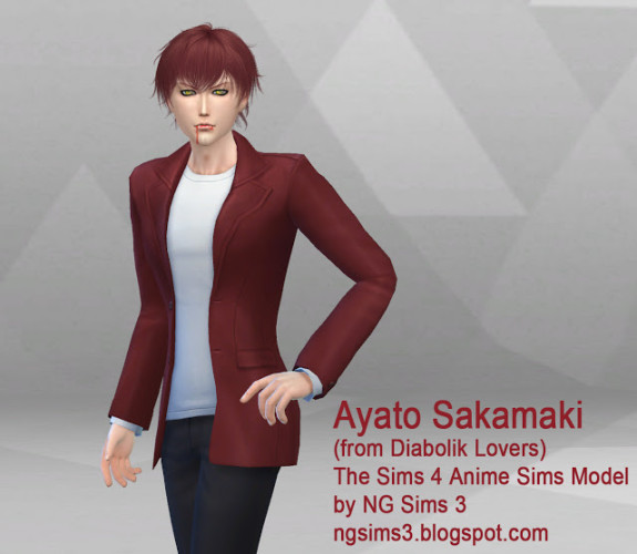 Ayato Sakamaki at NG Sims3 » Sims 4 Updates