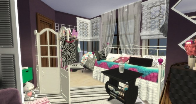 Sims 4 Third Floor City Cottage Rooms at Pandasht Productions