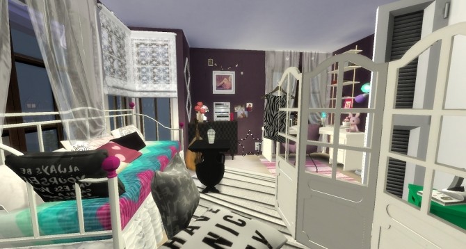 Sims 4 Third Floor City Cottage Rooms at Pandasht Productions