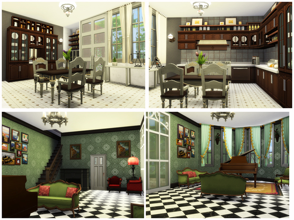 Sims 4 The Suburban estate by Danuta720 at TSR