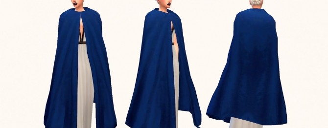 Sims 4 Warmth cloak conversion at Valhallan