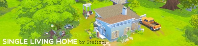 Sims 4 Single Living Home at Stefizzi