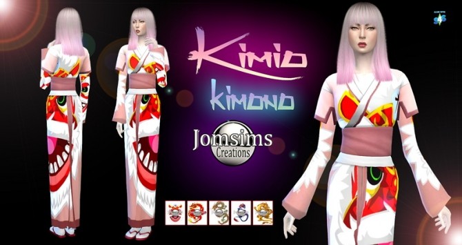 Sims 4 Kimio Kimono at Jomsims Creations