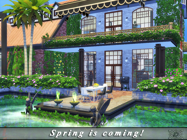 Sims 4 Spring is coming home by Danuta720 at TSR
