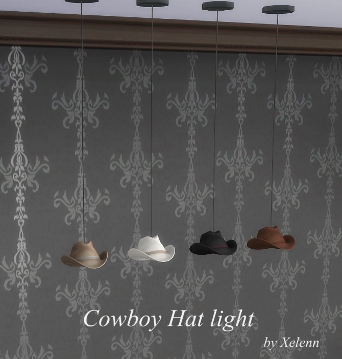 Sims 4 Ladies & Gentlemen Hat Light set at Xelenn