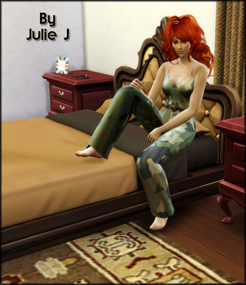 Sims 4 Female Jumpsuit Retexture at Julietoon – Julie J