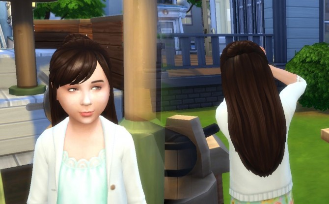 Sims 4 Natalie Hair for Girls at My Stuff