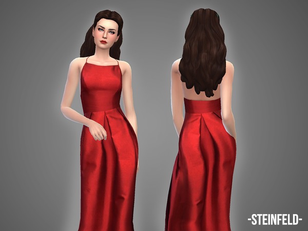 Sims 4 Steinfeld gown by April at TSR