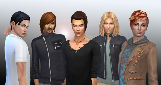 sims 3 cc hair package male pack