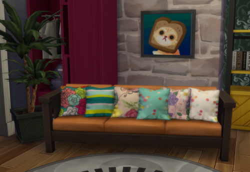 Sims 4 Spring pillow at ChiLLis Sims