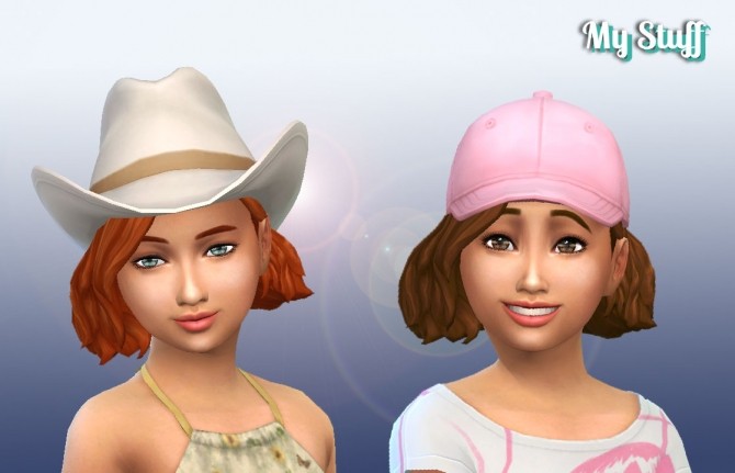 Sims 4 Amalia Hairstyle for Girls at My Stuff